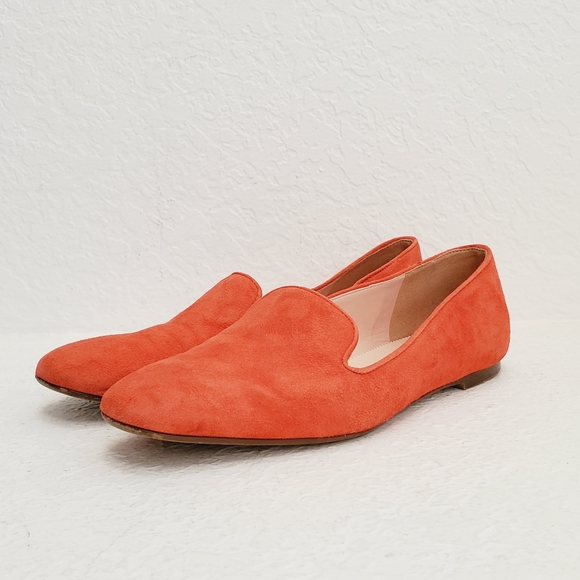 J Crew Suede Smoking Slippper Loafers Size 6.5
